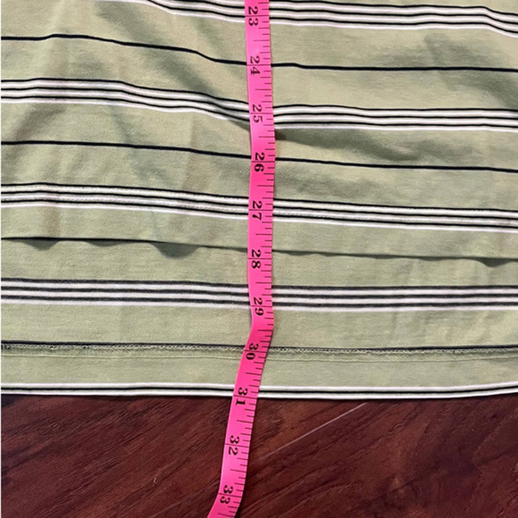 Eddie Bauer Green Striped Polo Size XL - Picture 5 of 6